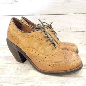 Jeffrey Campbell "tuttle" chunky heel oxford lace-up